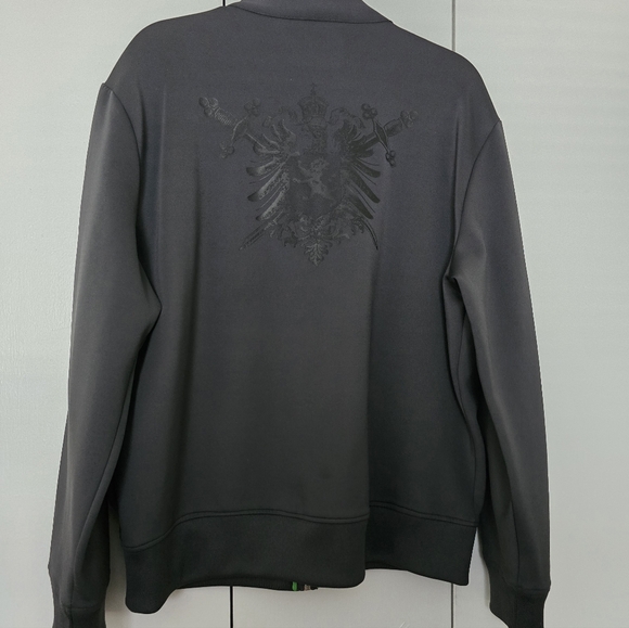 Express Dark Gray Knit Zip Up Jacket size XL - Picture 3 of 14